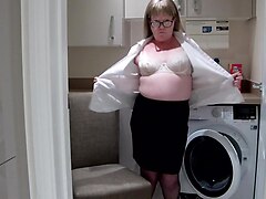 Blas� Full-grown Housewifes Laundry Fixture Girlie show